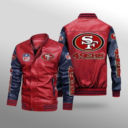 San Francisco 49ers Leather Varsity Jackets
