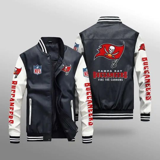 Tampa Bay Buccaneers Leather Varsity Jackets, Football Jacket