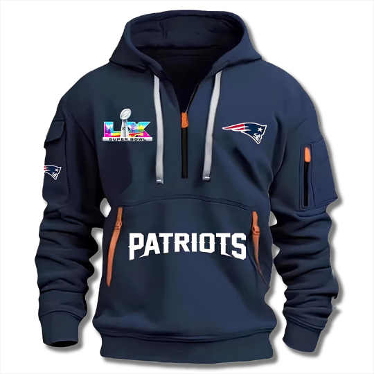 Patriots Super Bowl Tactical Hoodie 2026