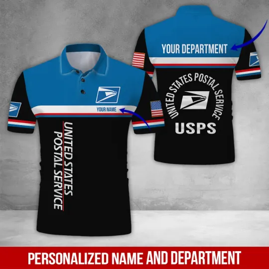 Discover Personalized United SPS Polo Shirt, Postal Service Shirt
