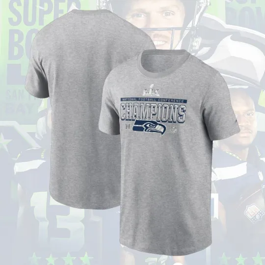 Discover Seattle Seahawks 2025 NFC Champions TShirt - Full Colors