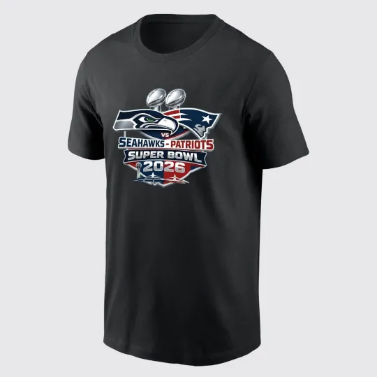 Discover Seahawks vs Patriots Super Bowl 2026 Shirt