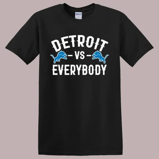 Discover Detroit VS Everybody Black T-Shirt