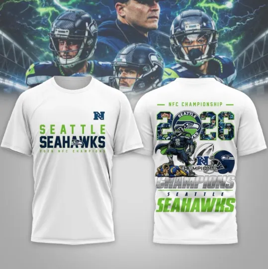 Discover HOT NEW ITEM1 Seattle Seahawks - Premium football 2026 Super Bowl Shirt