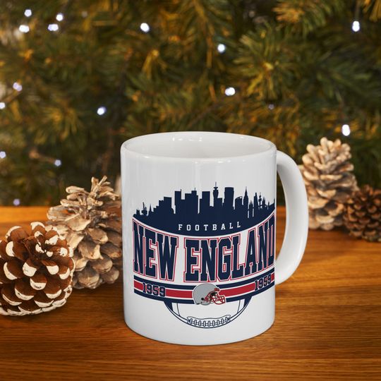 New England Patriots Ceramic Mug for Fans and Game Day Gifts