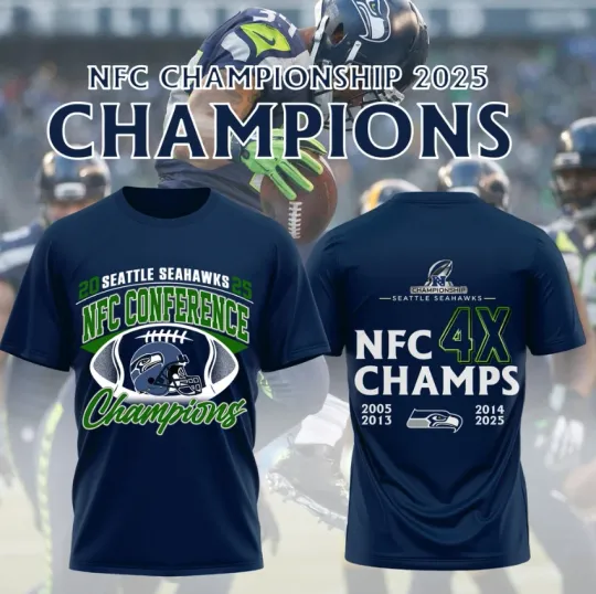 =Seattle Seahawks x 2026 NFC Conference Champions Shirt