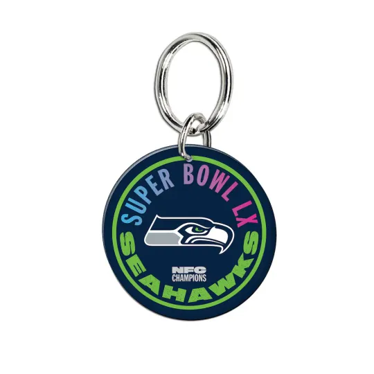 2025 NFC Champions Seattle Seahawks Key chain Super Bowl 60 LX 2026