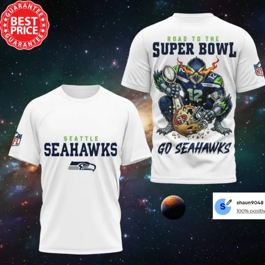 Discover Seattle Seahawks 2026 football Road To Super Bowl Shirt