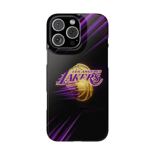 Los Angeles Lakers Slim Phone Case, Basketball USA, NBA, Kobe, LeBron James
