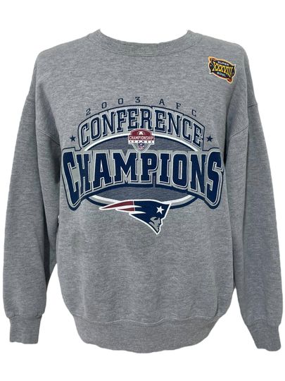 Discover 2003 Vintage Patriots AFC Conference Champions Sweatshirt