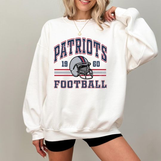 Discover New England Football Sweatshirt, Patriot Football Shirt, Patriot State Unisex Fan, Classic Sports Gift Pullover