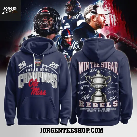 Ole Miss Rebels Sugar Bowl Champs 2026 Win The Sugar Hoodie
