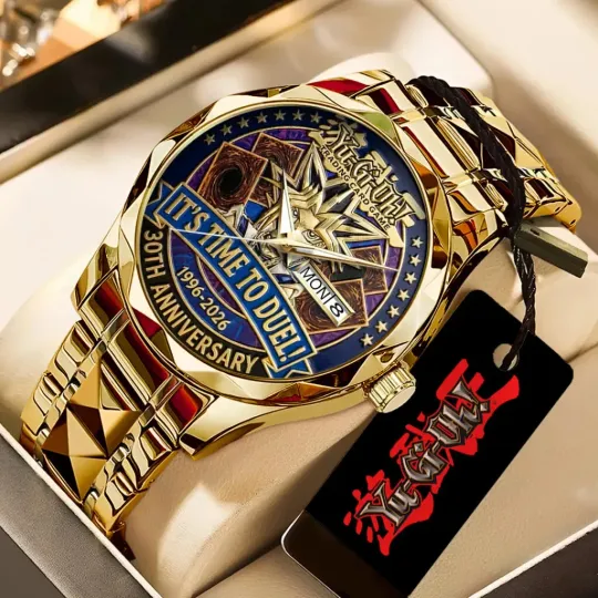 Discover Yu-Gi-Oh! 30th Anniversary 2026 Alloy Quartz Watch
