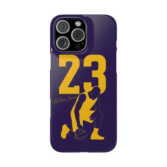 Basketball iPhone Case, LeBron James Phone Cover, Los Angeles Lakers, NBA Case,