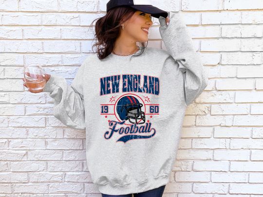 Discover New England Football Sweatshirt ,The Pats T-Shirt, Vintage New England Fan Gift