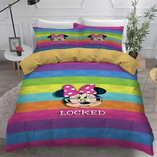 Discover Mickey Mouse Single Double Queen King Super King Bed Quilt Doona Duvet Cover Set