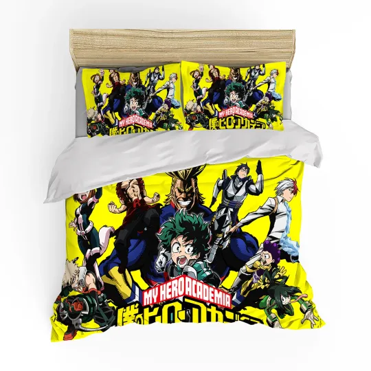 Discover Hero Anime Single Double Queen King Bed Quilt Doona Duvet Cover Set