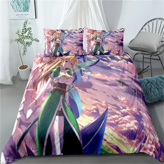 Discover Sword Art Online Single Double Queen King Size Bed Quilt Doona Duvet Cover Set