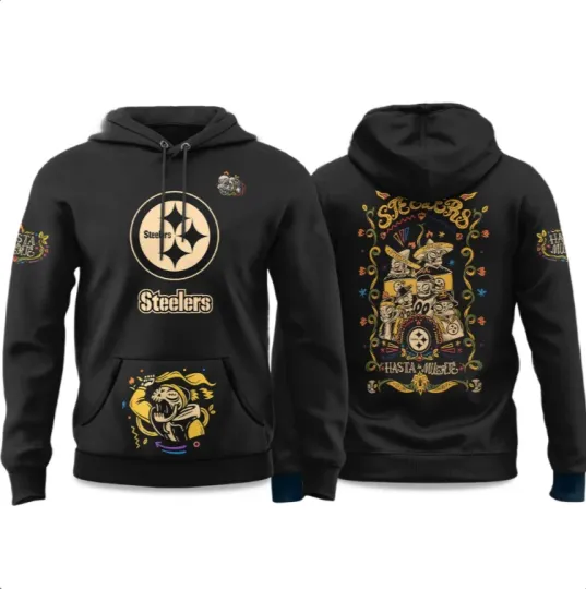 Discover 2025 Steeler Hasta la Muerte Hoodie 3D All Over Printed