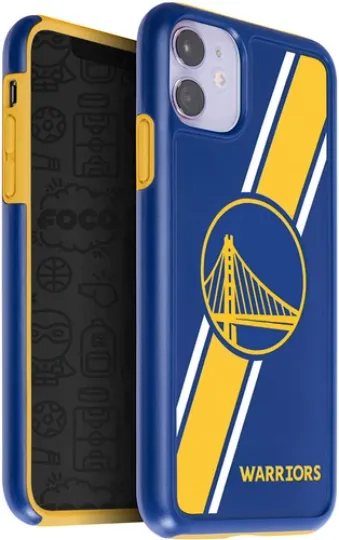NBA Golden State Warriors Dual Hybrid Case for iPhone 11 & XR (6.1")