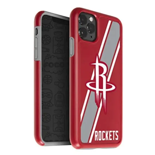 NBA Houston Rockets Dual Hybrid Case for iPhone 11 Pro Max & XS Max (6.5")