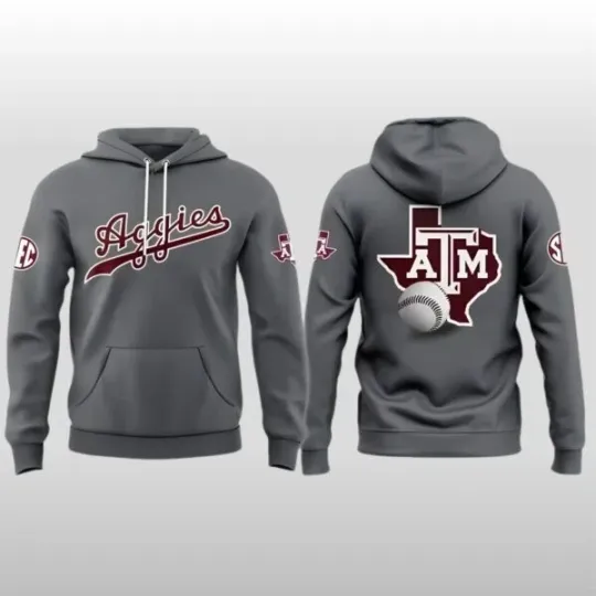 Discover 2026 Texas A&M Aggies Baseball Hoodie