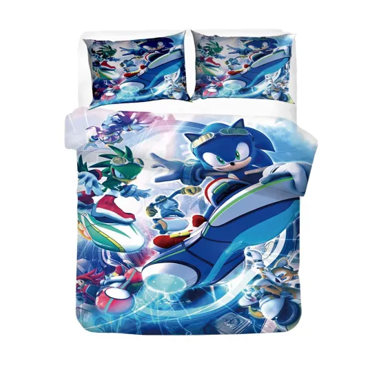 Sonic The Hedgehog Bedding Set, Bedroom Decoration
