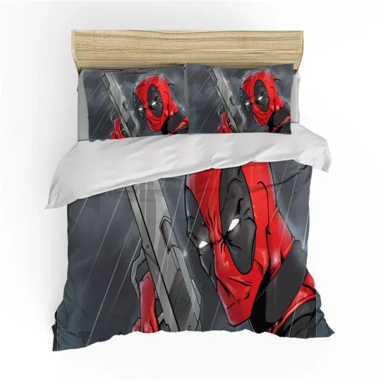Deadpool Bedding Set, Bedroom Decoration