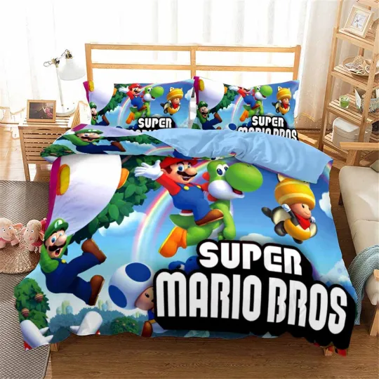 Super Mario Bedding Set, Bedroom Decoration