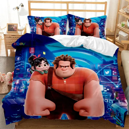 Discover Wreck-It Ralph Single Double Queen King Bed Quilt Doona Duvet Cover Set