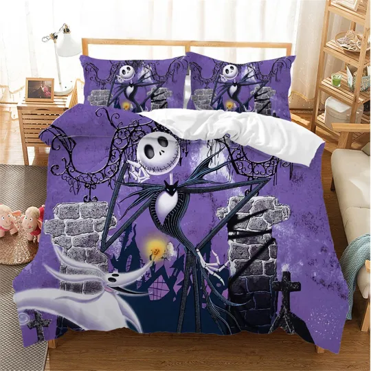 Nightmare Before Christmas Bedding Set, Bedroom Decoration