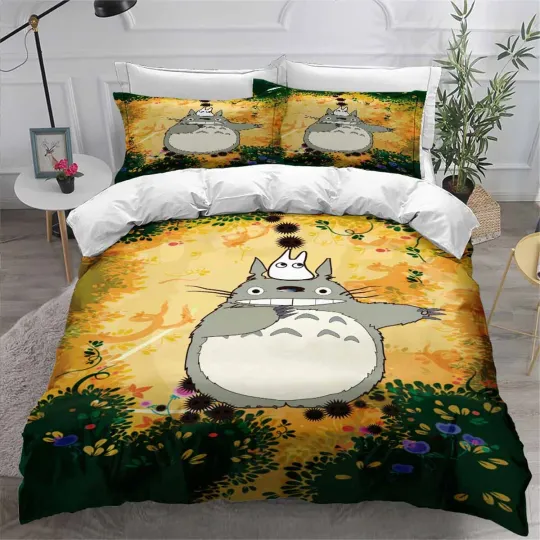 Totoro Bedding Set, Bedroom Decoration
