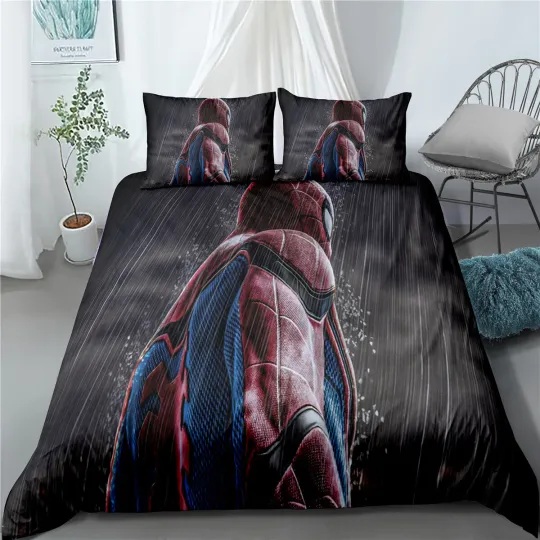 Discover Spiderman Bedding Set, Bedroom Decoration
