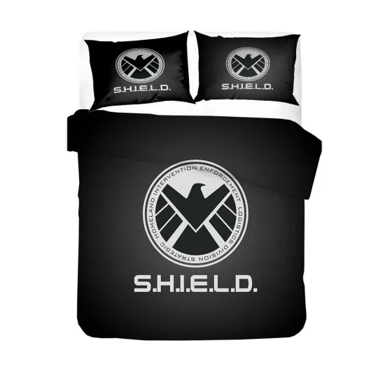 Discover The Avengers Black Bedding Set, Bedroom Decoration