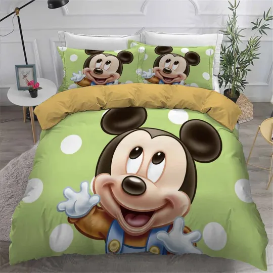 Discover Mickey Mouse Bedding Set, Bedroom Decoration