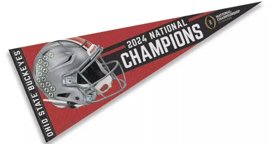 Discover Ohio State National Championship Champions Pennant 2024-2025