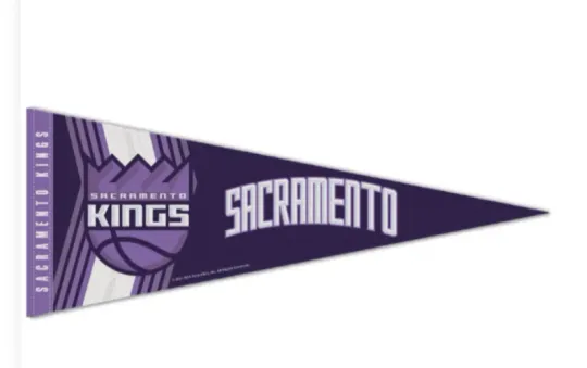 Discover NBA CITY EDITION 2025-2026 SACRAMENTO KINGS PREMIUM PENNANT 12X30