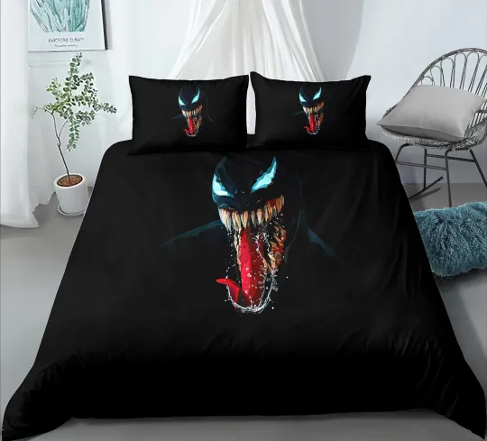 3D Venom Bedding Set, Bedroom Decoration