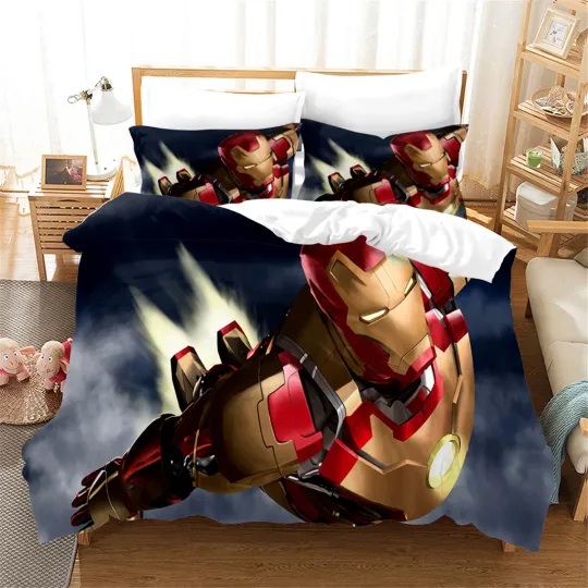 Iron Man Bedding Set, Bedroom Decoration