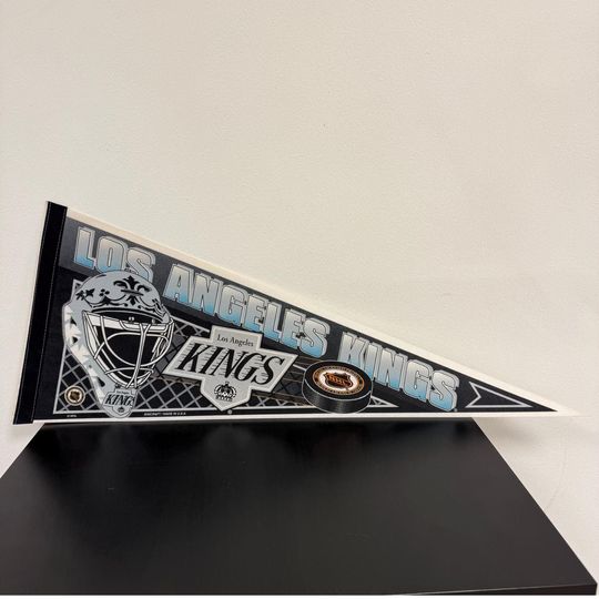 Discover LA kings Vintage NHL pennant from 1990s