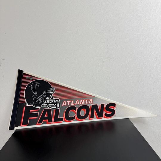 Atlanta Falcons football vintage pennant from 1990s
