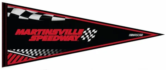 Discover MARTINSVILLE SPEEDWAY NASCAR Racing Track Official 12x30 Felt PENNANT