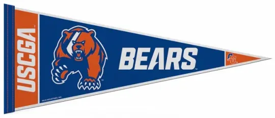 Discover United States COAST GUARD ACADEMY BEARS Official NCAA Team 12x30 Felt PENNANT