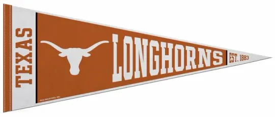 Discover University of Texas-Austin TEXAS LONGHORNS Official NCAA Team 12x30 Felt PENNANT