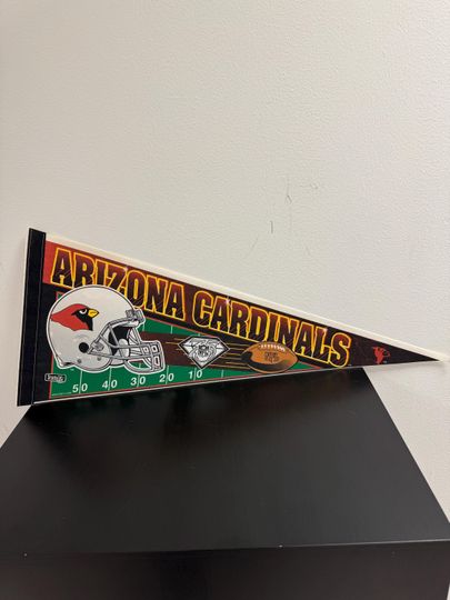 Discover Arizonna Cardinals football vintage pennant from 1990s