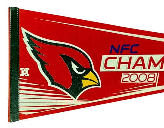 Discover 2008 Arizonna Cardinals NFC Champions Football Deadstock Pennant