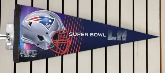 New England Patriots Super Bowl LII AFC Champions Pennant
