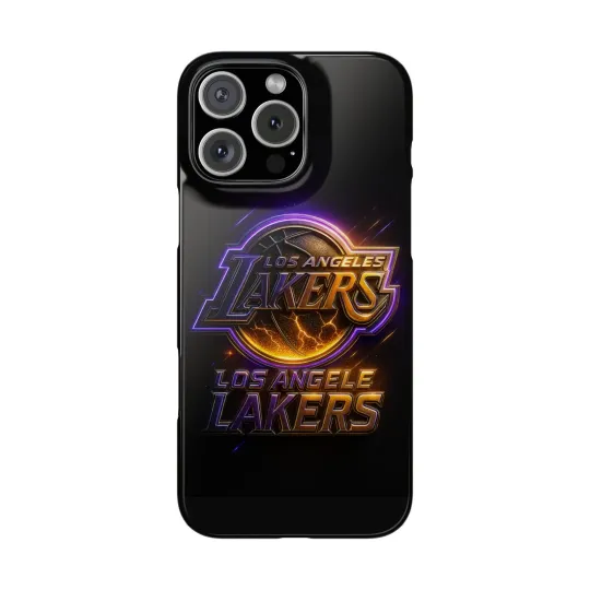 Los Angeles Lakers Slim Phone Case, Basketball USA, NBA, Kobe, LeBron James