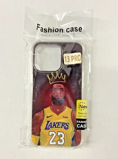 LEBRON JAMES THE KING king JAMES Drawing Crown iPhone 13 Pro Case NIB NEW LAKERS