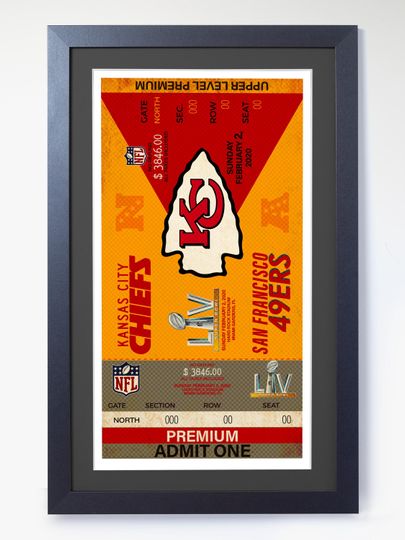 2020 Super Bowl Ticket  Champions Rise Late  Kansas City Chiefs vs San Francisco 49ers (Personalized Seats Available)